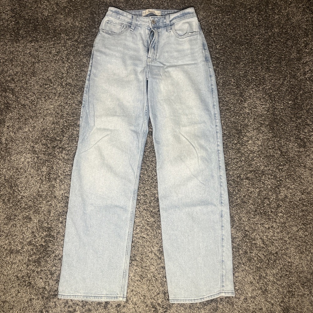 Hollister‎ Ultra High-Rise Jeans Women's Waist 25 0 Regular Light Wash
